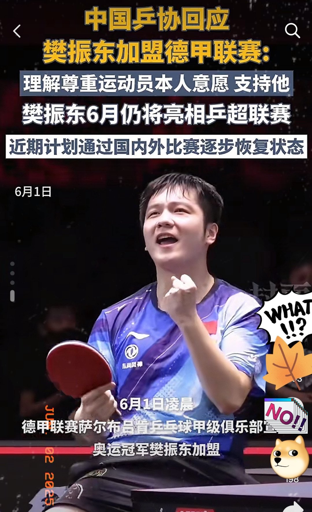 英国乒乓球队完胜中国乒乓球队，樊振东制霸全场